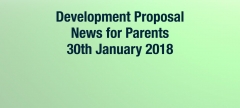 Development Proposal News for Parents